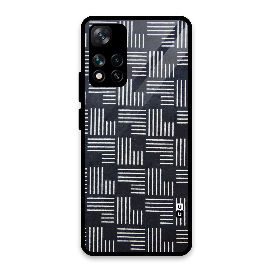 Zig Zag Hierarchy Glass Back Case for Xiaomi 11i HyperCharge 5G