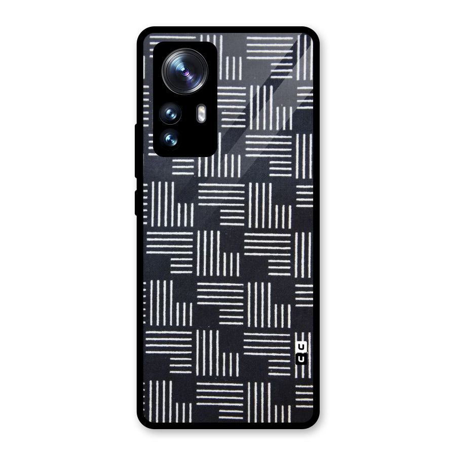 Zig Zag Hierarchy Glass Back Case for Xiaomi 12 Pro