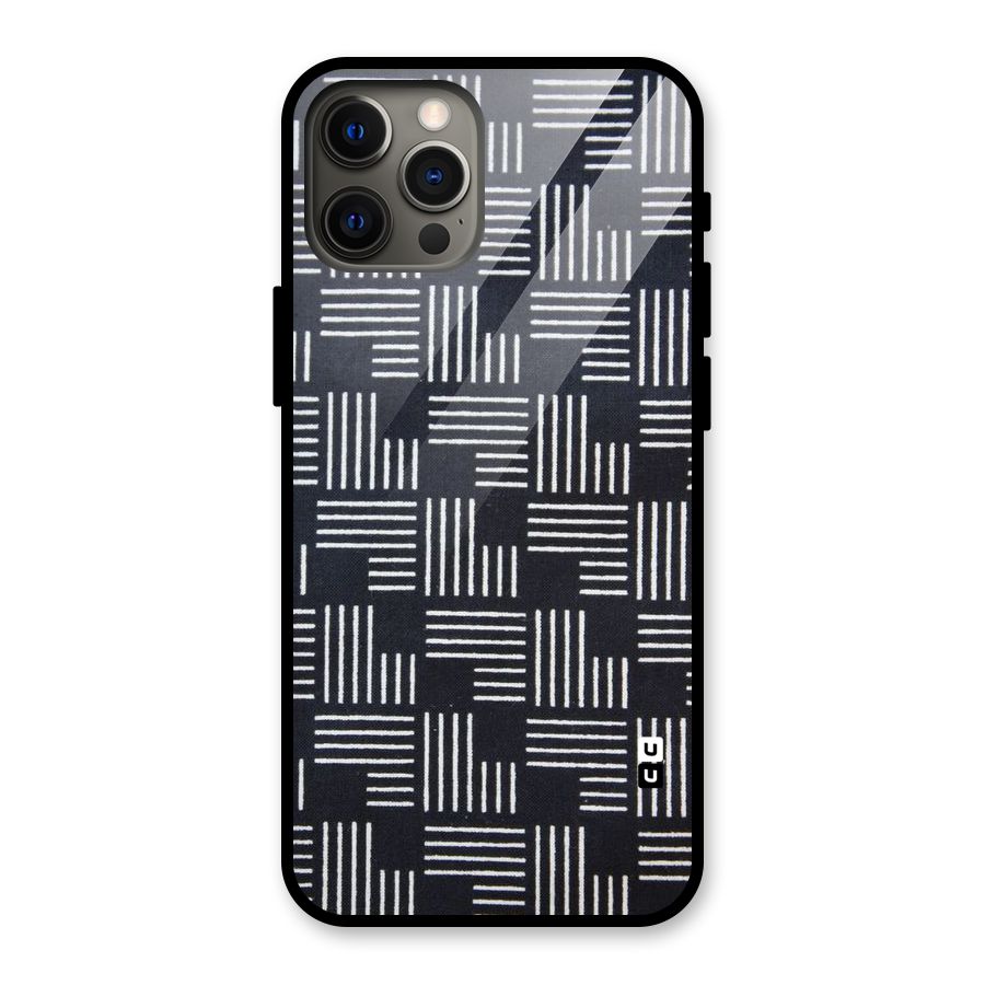 Zig Zag Hierarchy Glass Back Case for iPhone 12 Pro Max