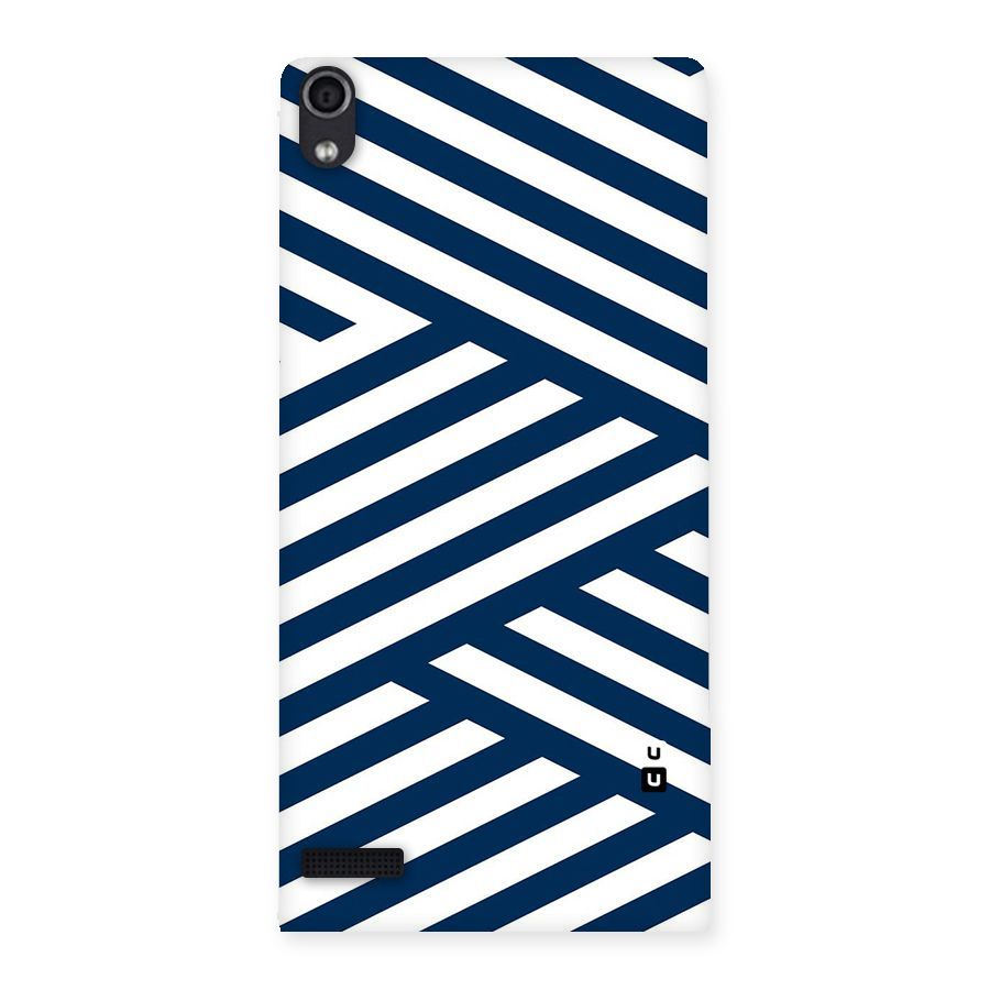 Zip Zap Pattern Back Case for Ascend P6