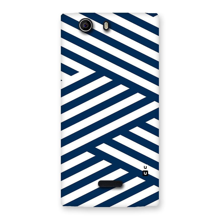 Zip Zap Pattern Back Case for Canvas Nitro 2 E311