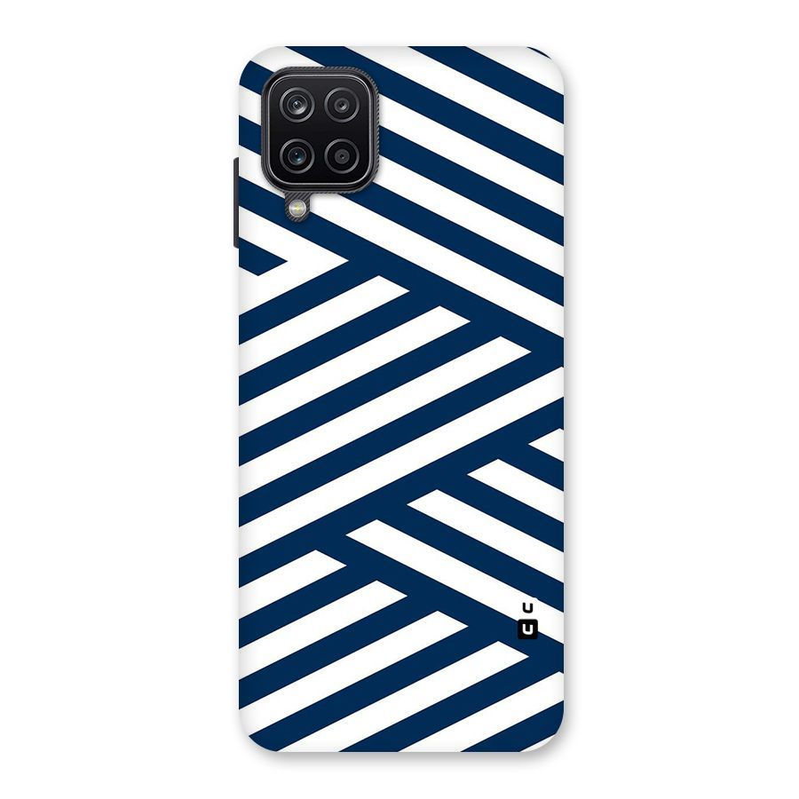 Zip Zap Pattern Back Case for Galaxy A12