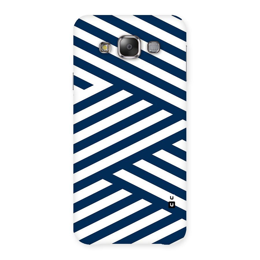 Zip Zap Pattern Back Case for Galaxy E7