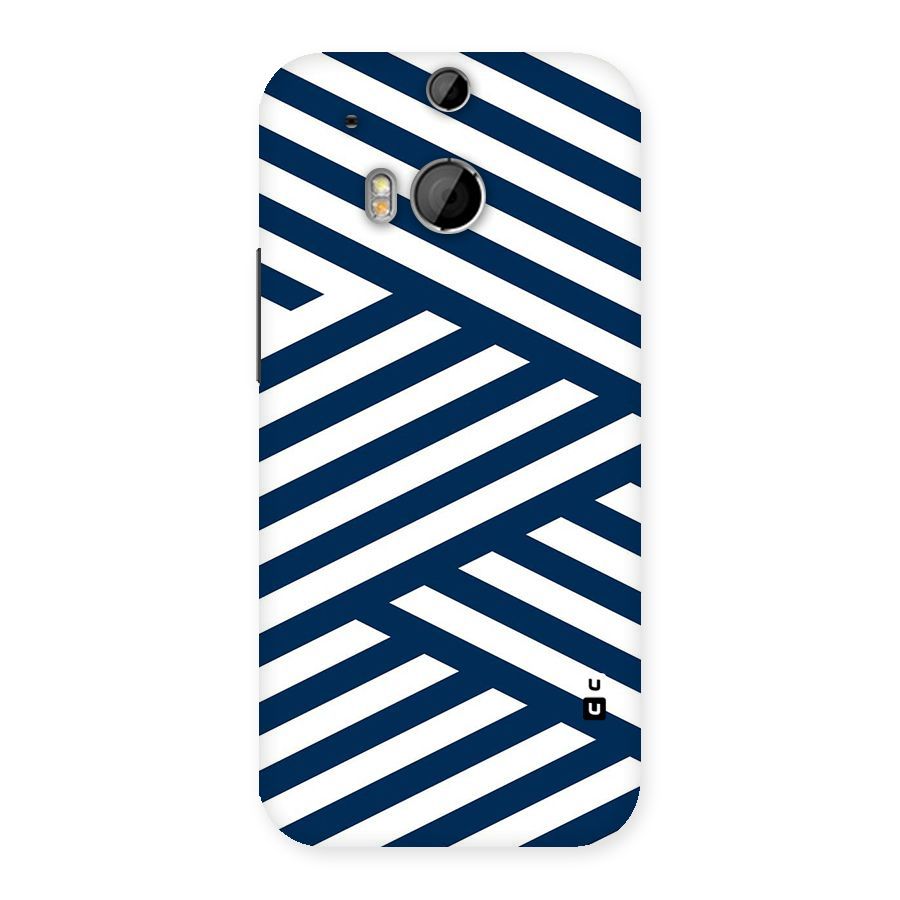Zip Zap Pattern Back Case for HTC One M8