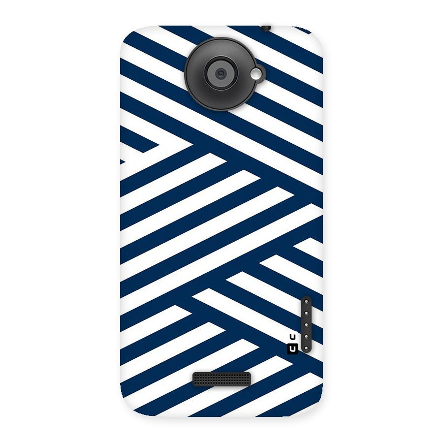 Zip Zap Pattern Back Case for HTC One X