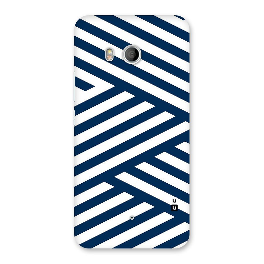 Zip Zap Pattern Back Case for HTC U11