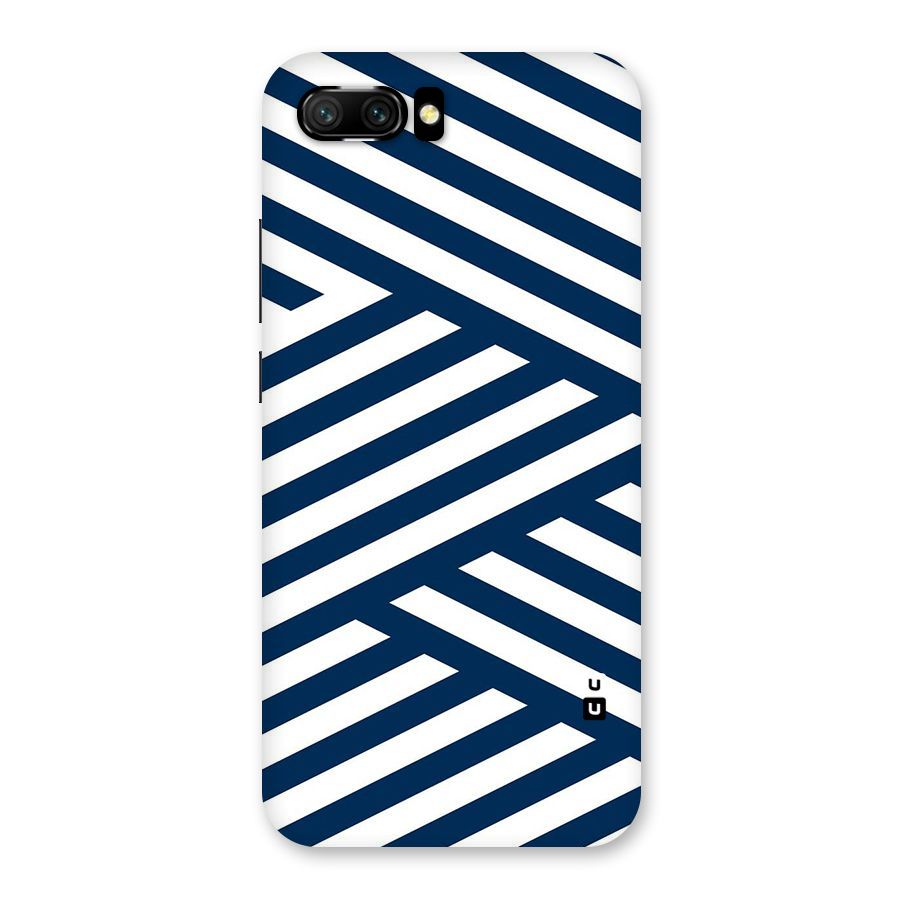 Zip Zap Pattern Back Case for Honor 10