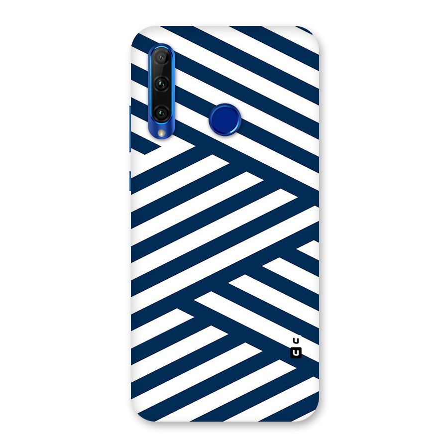 Zip Zap Pattern Back Case for Honor 20i