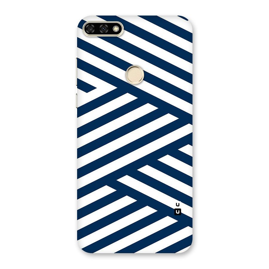 Zip Zap Pattern Back Case for Honor 7A
