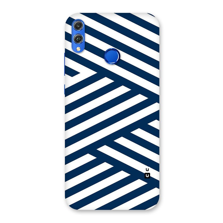 Zip Zap Pattern Back Case for Honor 8X