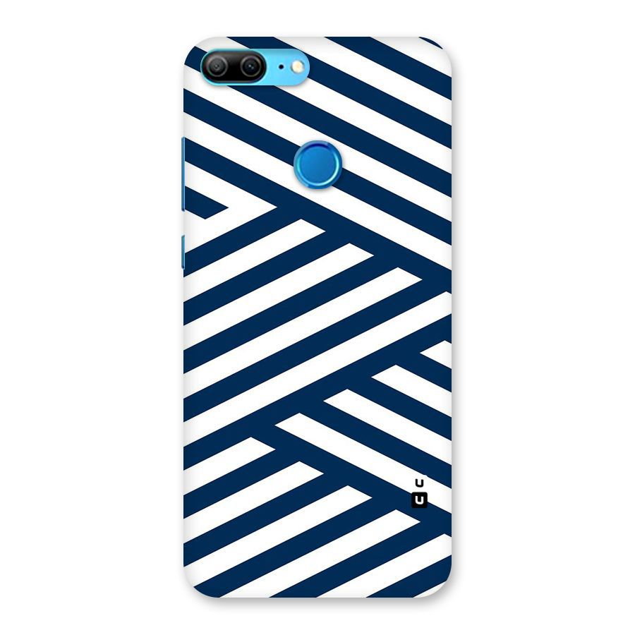 Zip Zap Pattern Back Case for Honor 9 Lite