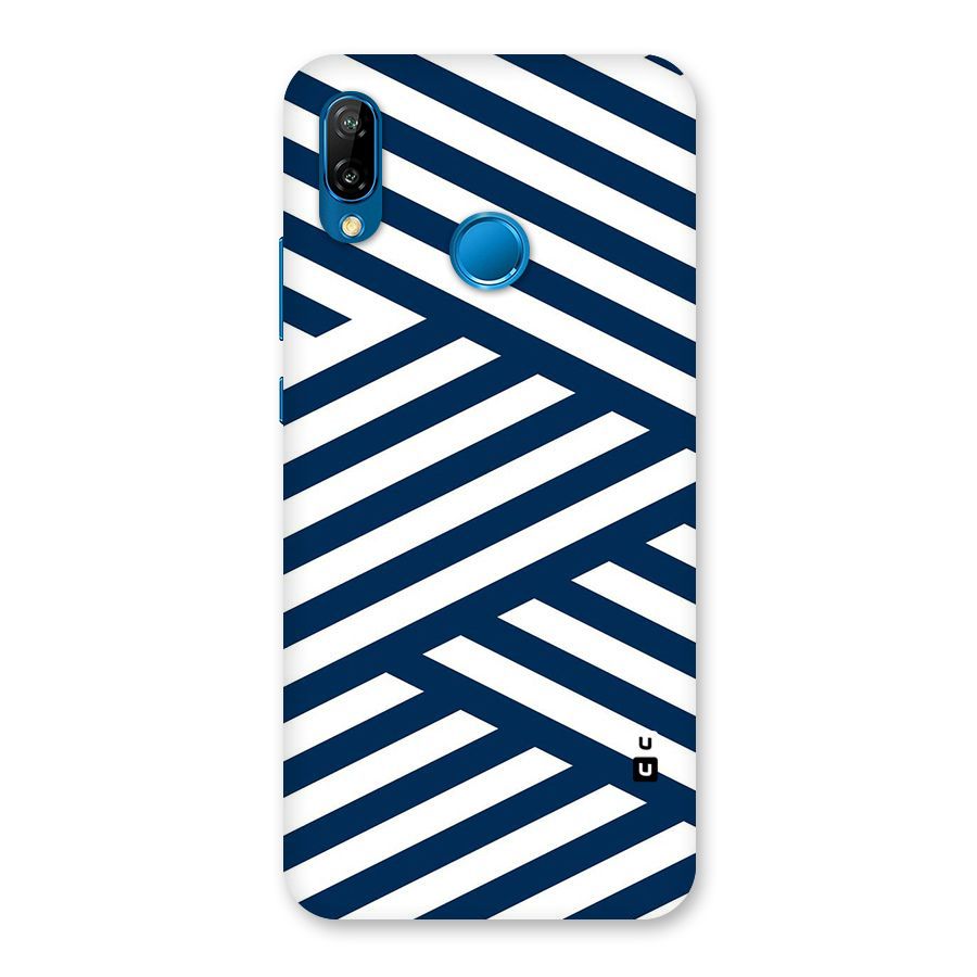 Zip Zap Pattern Back Case for Huawei P20 Lite