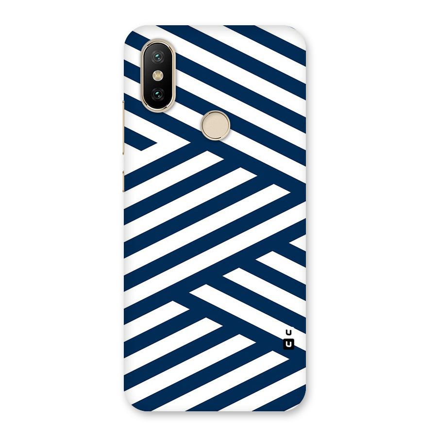 Zip Zap Pattern Back Case for Mi A2