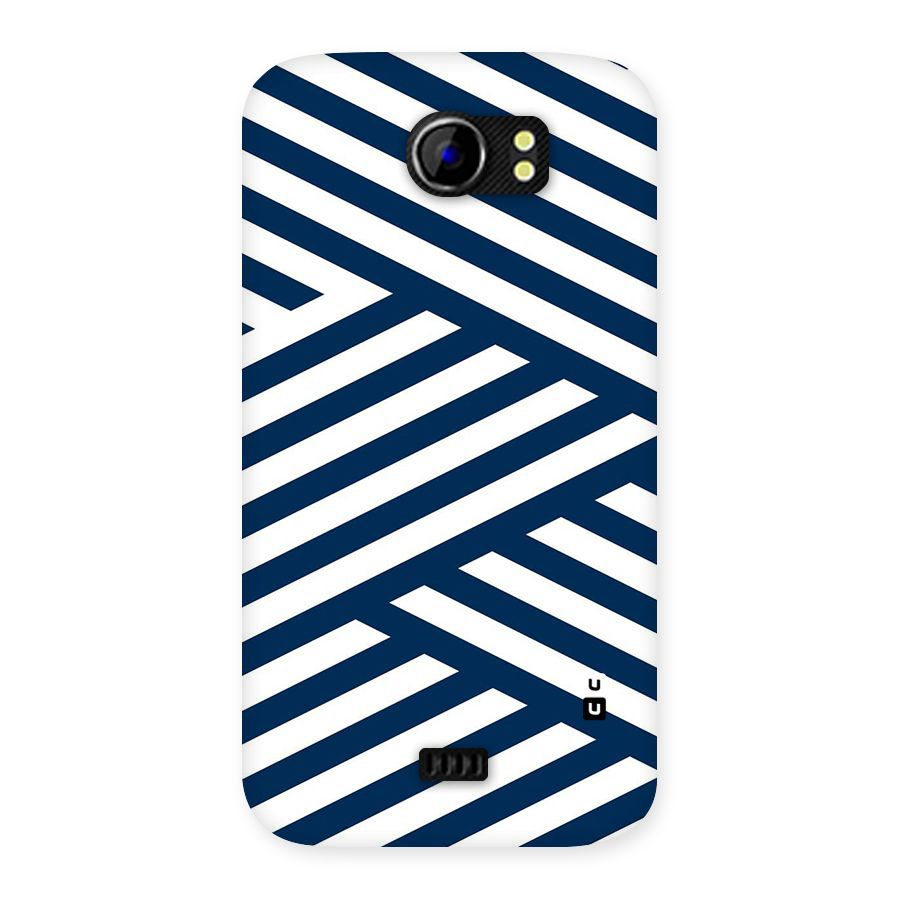 Zip Zap Pattern Back Case for Micromax Canvas 2 A110