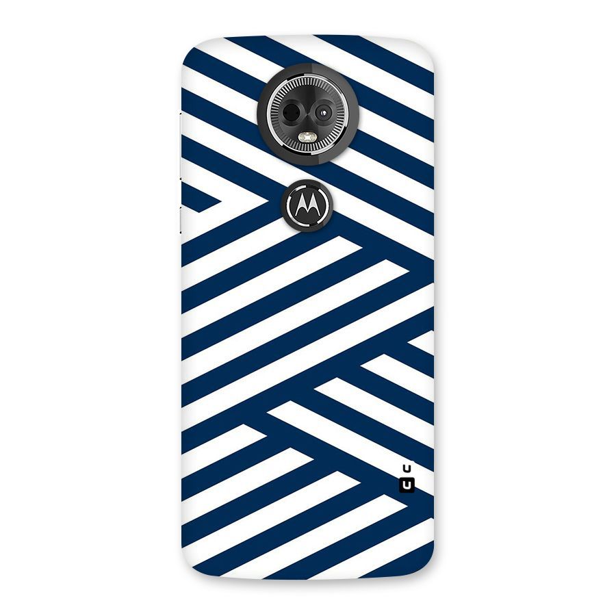 Zip Zap Pattern Back Case for Moto E5 Plus