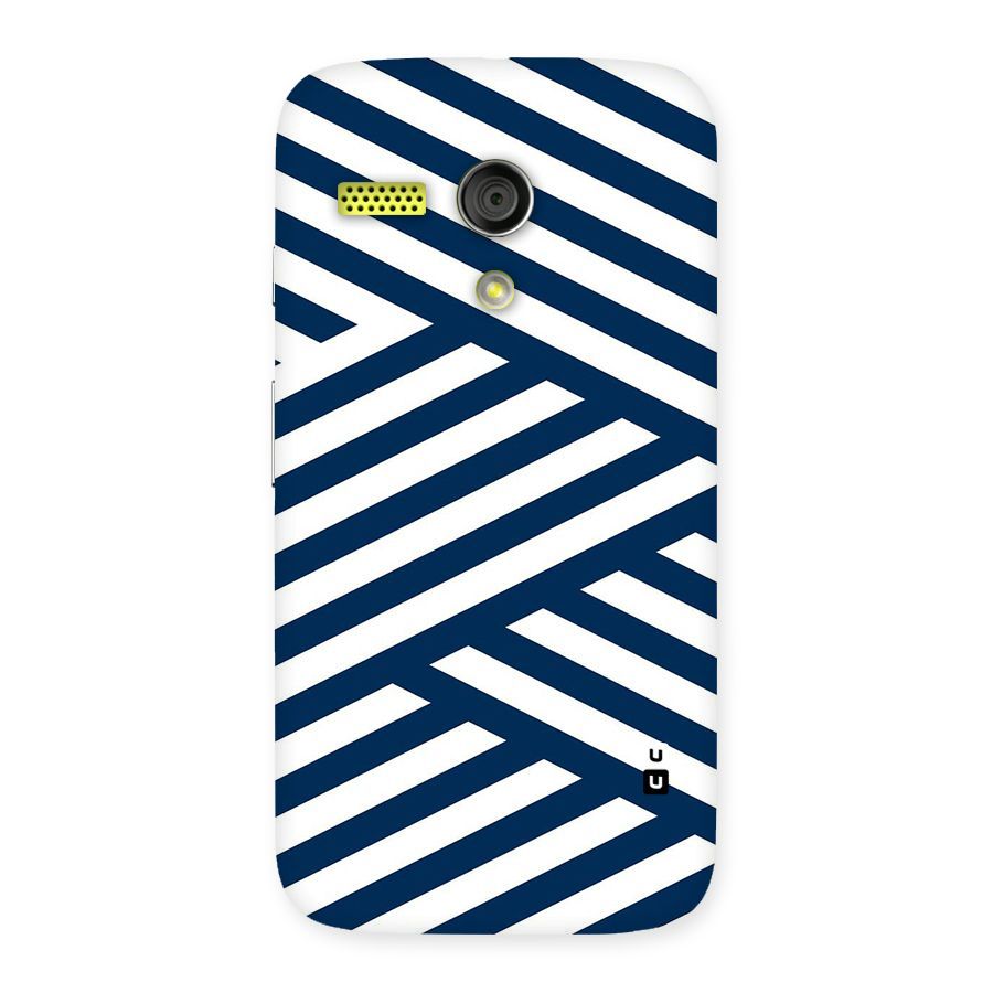 Zip Zap Pattern Back Case for Moto G
