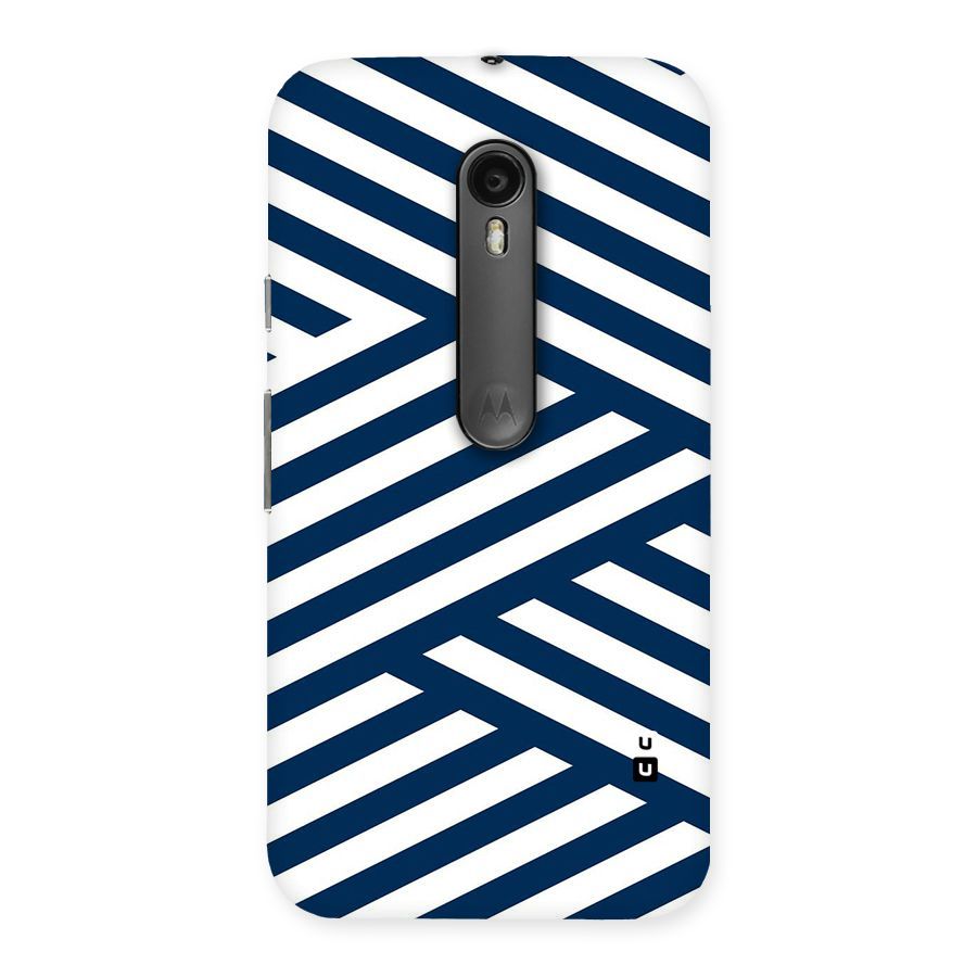 Zip Zap Pattern Back Case for Moto G Turbo