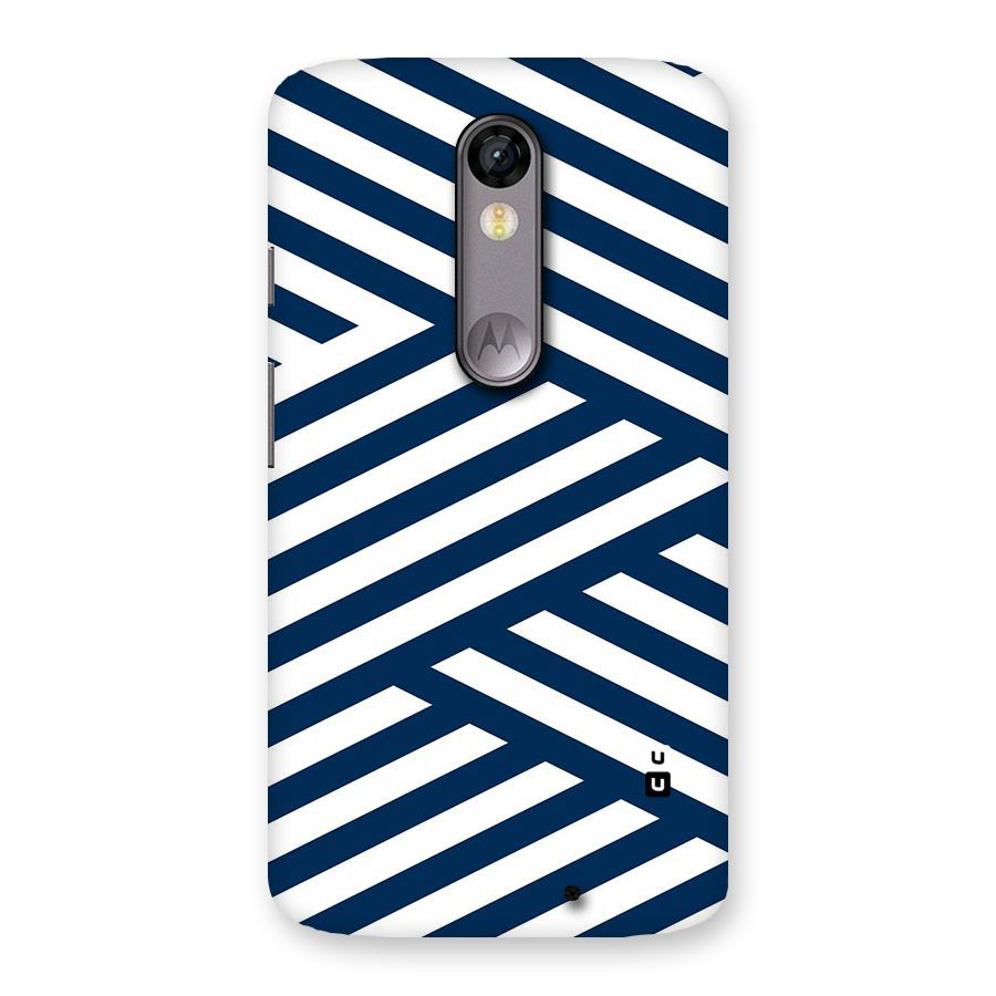 Zip Zap Pattern Back Case for Moto X Force