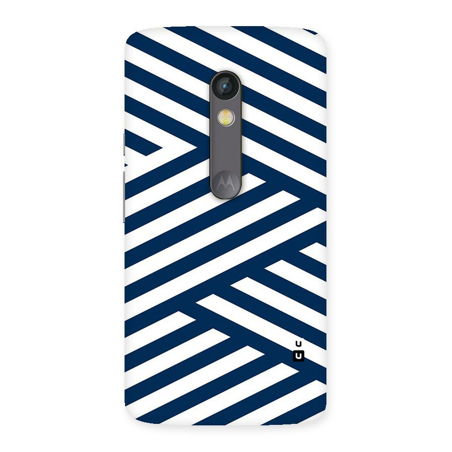Zip Zap Pattern Back Case for Moto X Play