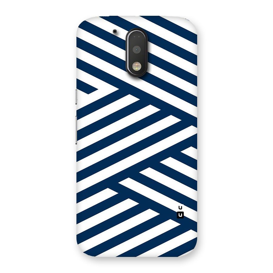 Zip Zap Pattern Back Case for Motorola Moto G4