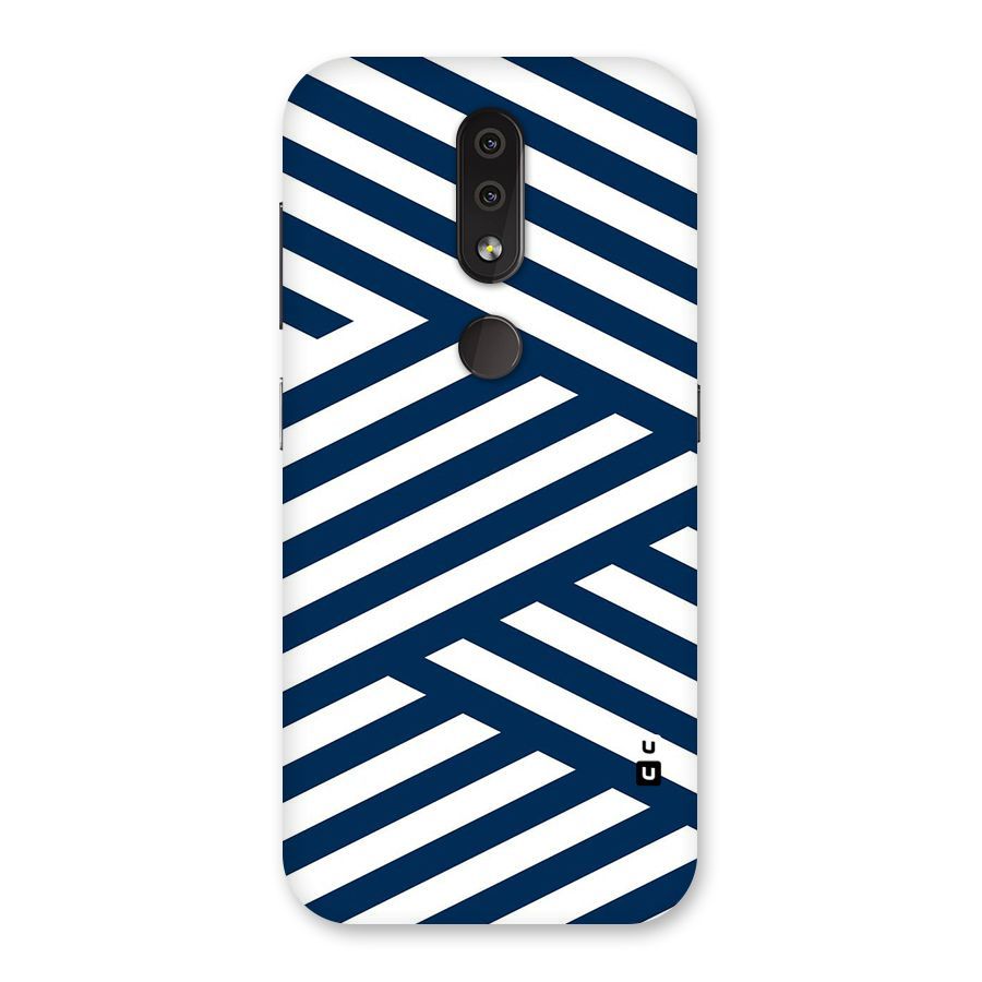 Zip Zap Pattern Back Case for Nokia 4.2
