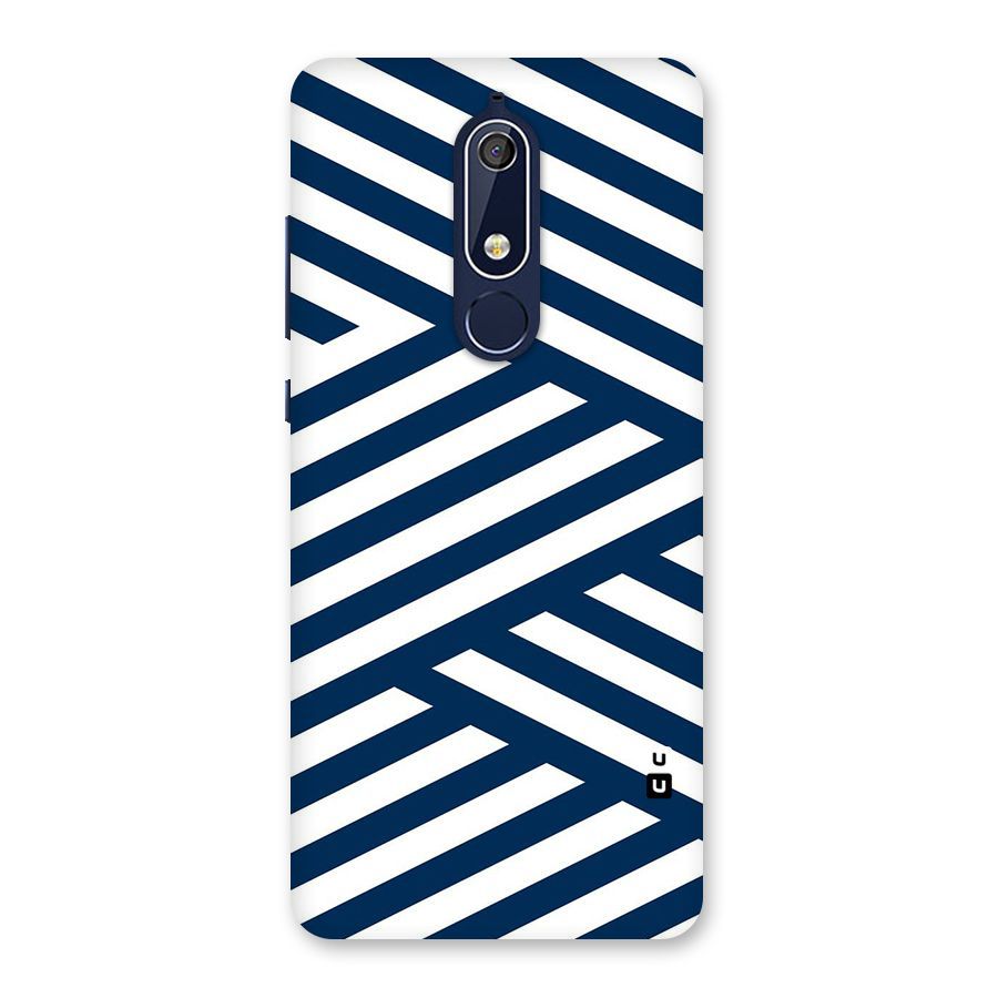 Zip Zap Pattern Back Case for Nokia 5.1