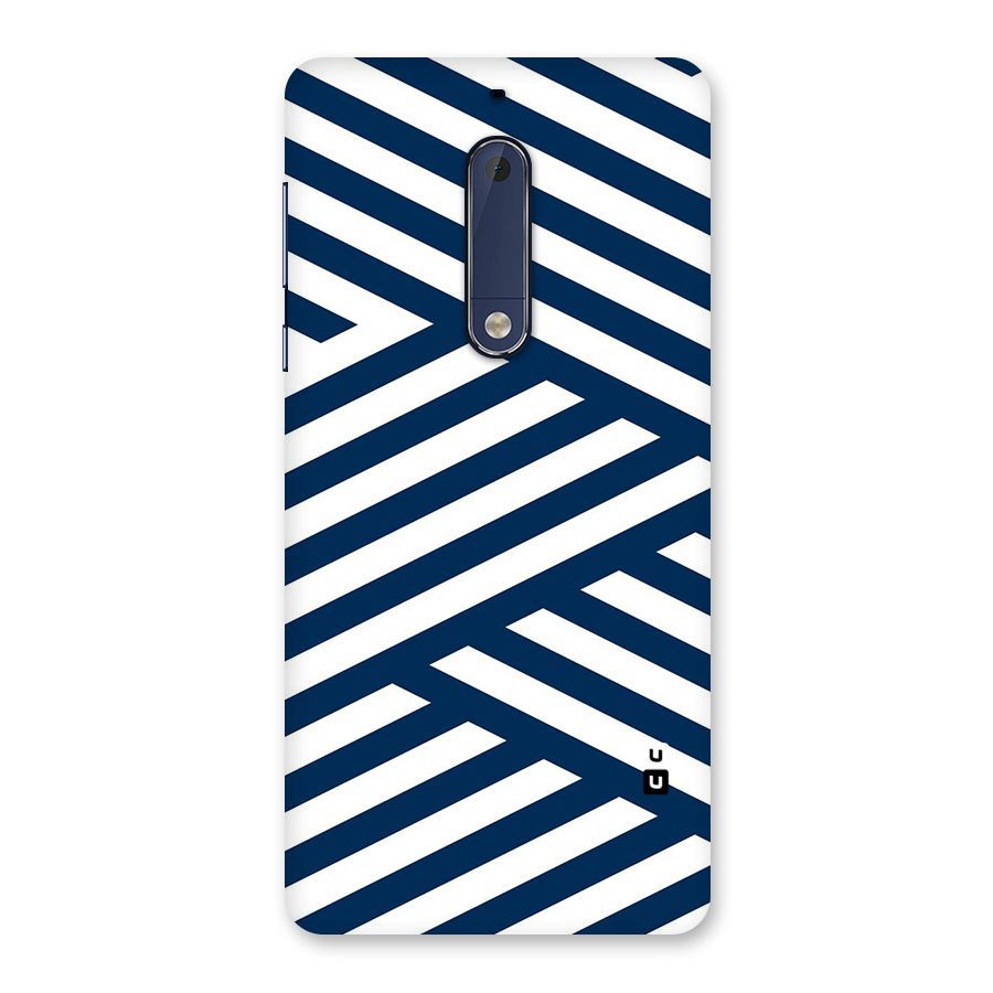 Zip Zap Pattern Back Case for Nokia 5