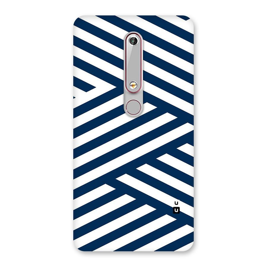 Zip Zap Pattern Back Case for Nokia 6.1