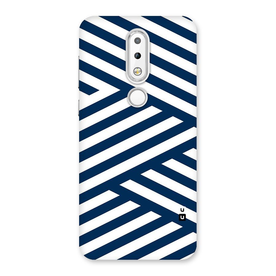 Zip Zap Pattern Back Case for Nokia 6.1 Plus