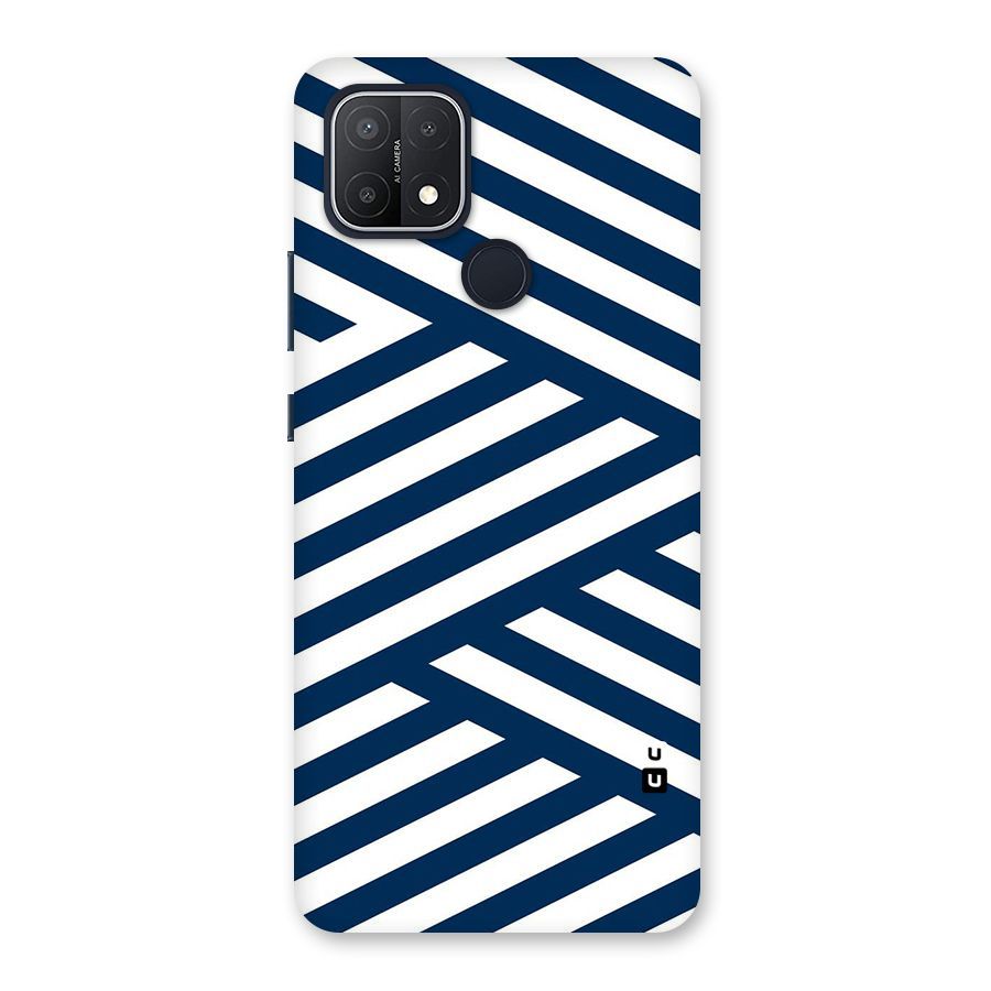Zip Zap Pattern Back Case for Oppo A15