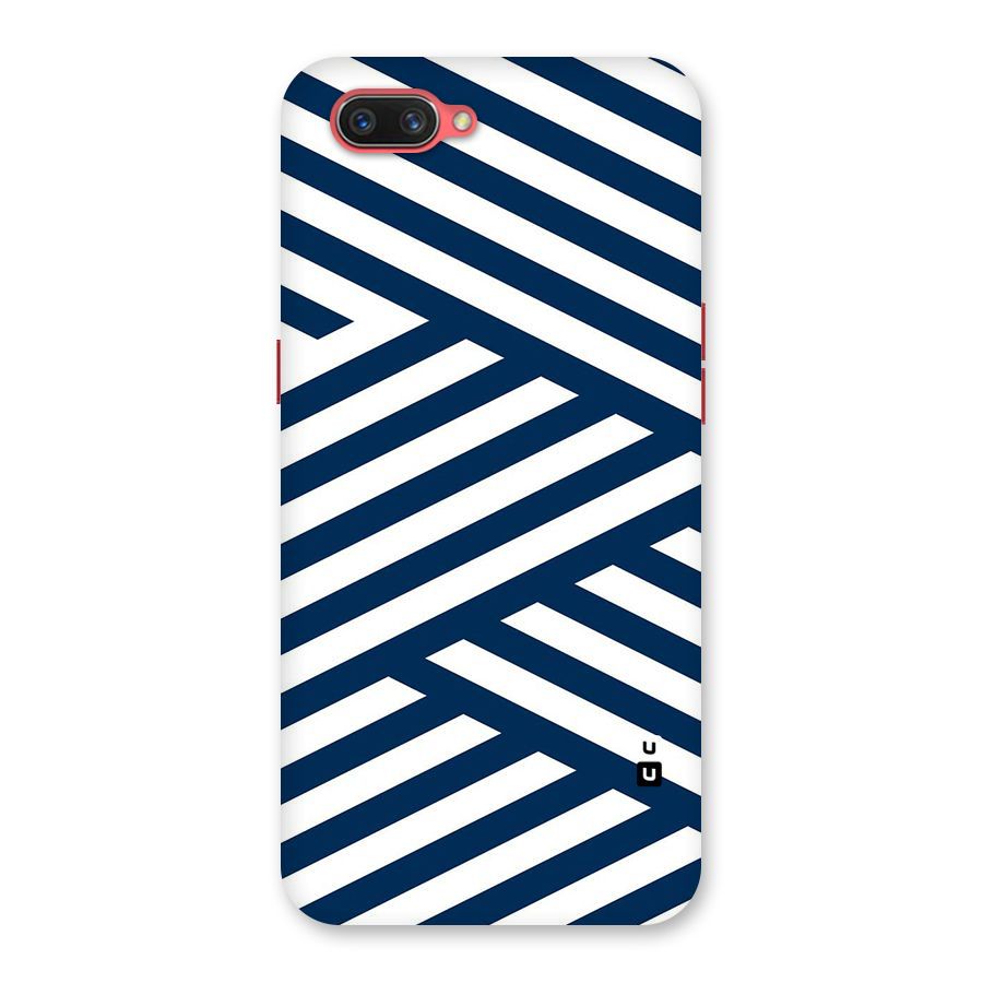 Zip Zap Pattern Back Case for Oppo A3s
