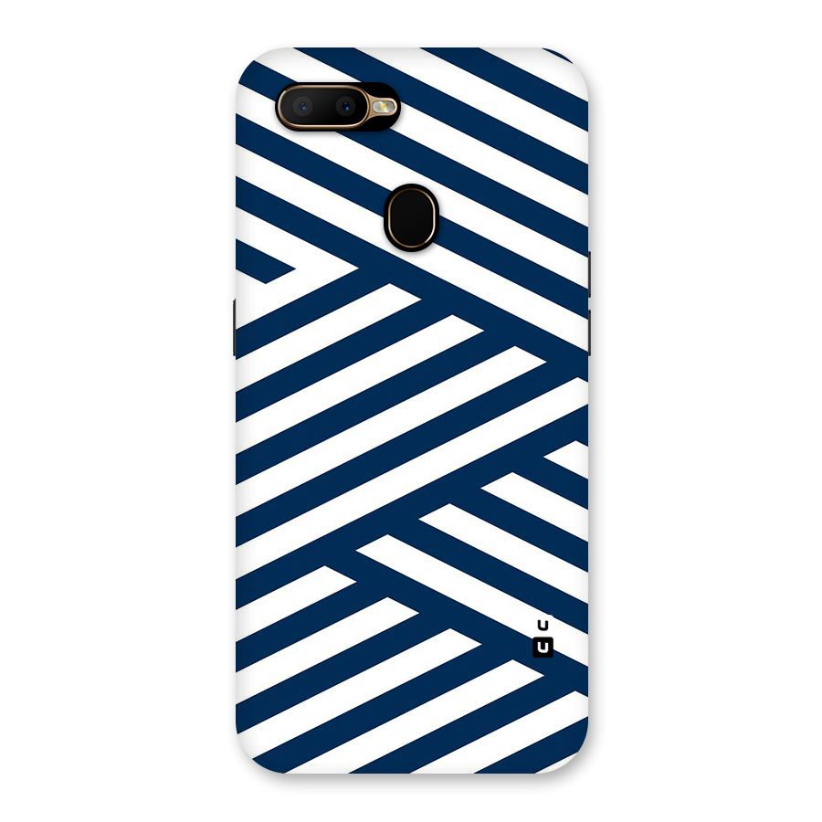 Zip Zap Pattern Back Case for Oppo A5s