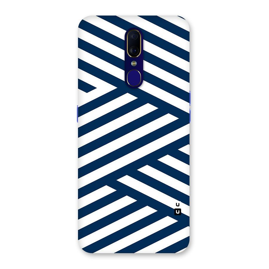 Zip Zap Pattern Back Case for Oppo F11