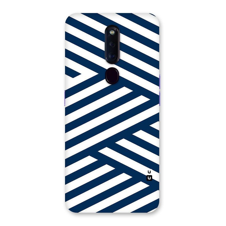 Zip Zap Pattern Back Case for Oppo F11 Pro