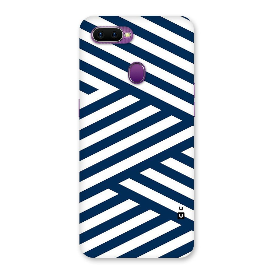 Zip Zap Pattern Back Case for Oppo F9