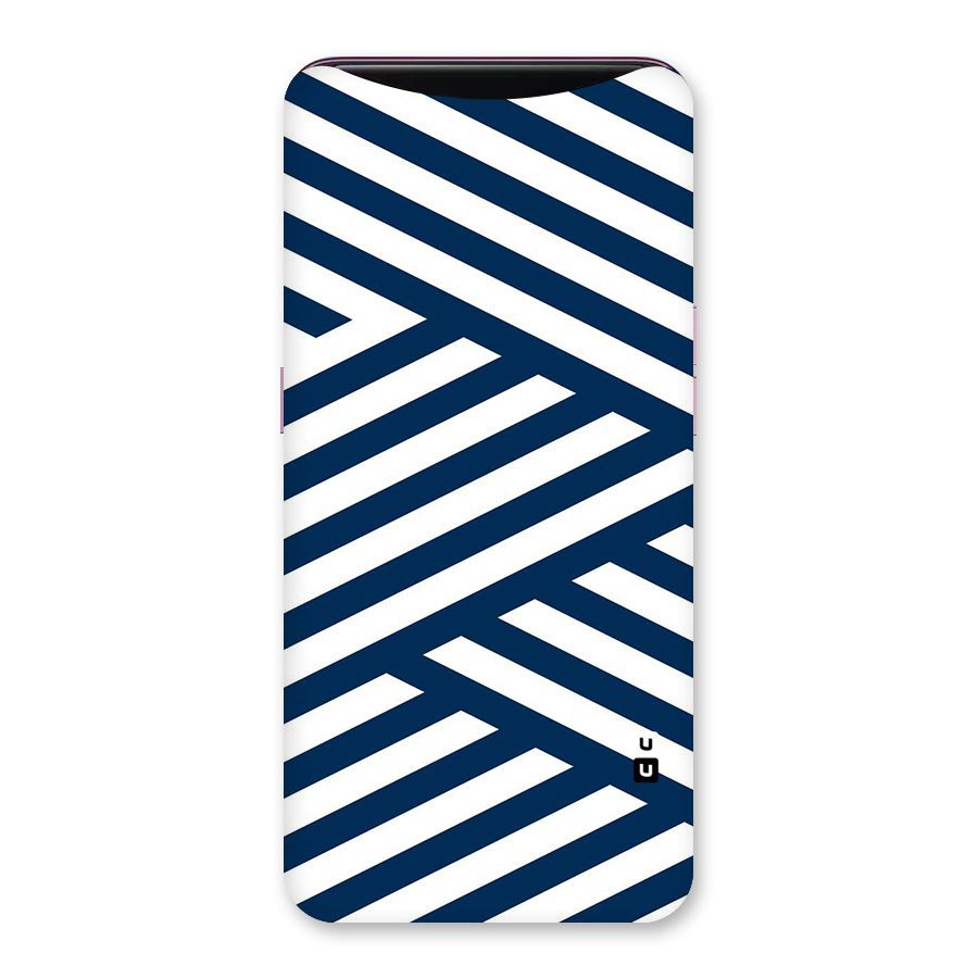 Zip Zap Pattern Back Case for Oppo Find X