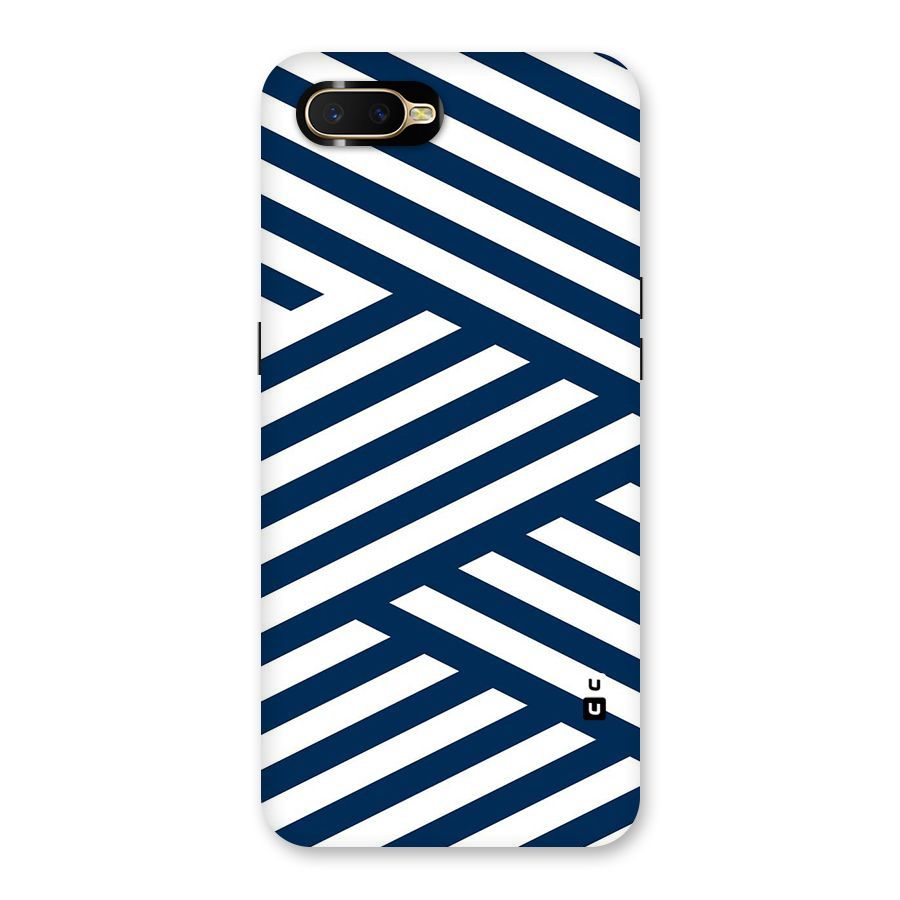 Zip Zap Pattern Back Case for Oppo K1