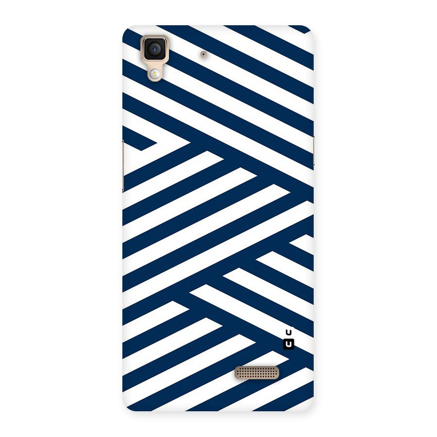 Zip Zap Pattern Back Case for Oppo R7