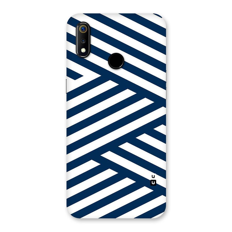 Zip Zap Pattern Back Case for Realme 3