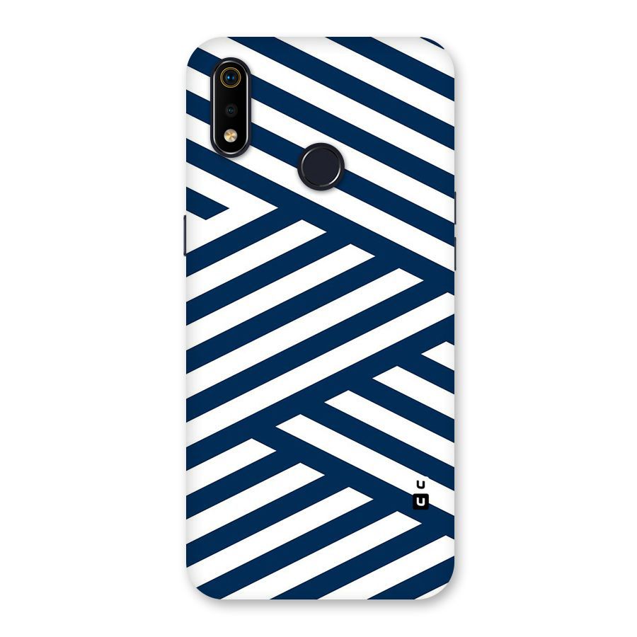 Zip Zap Pattern Back Case for Realme 3i