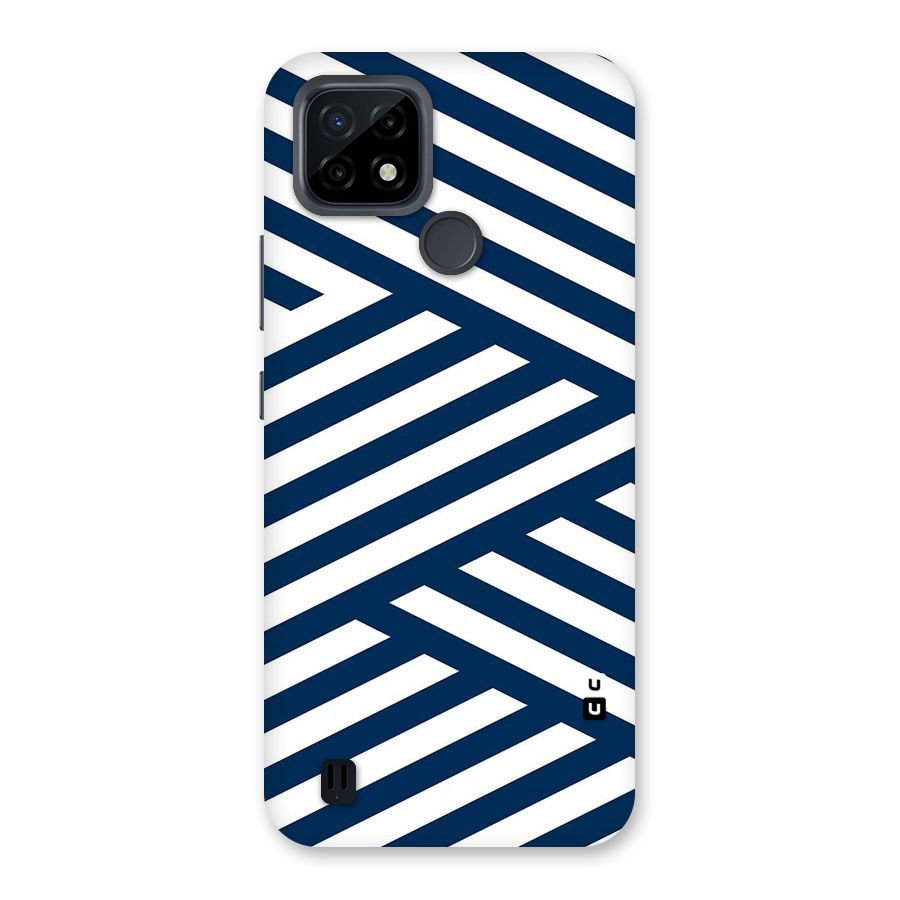 Zip Zap Pattern Back Case for Realme C21