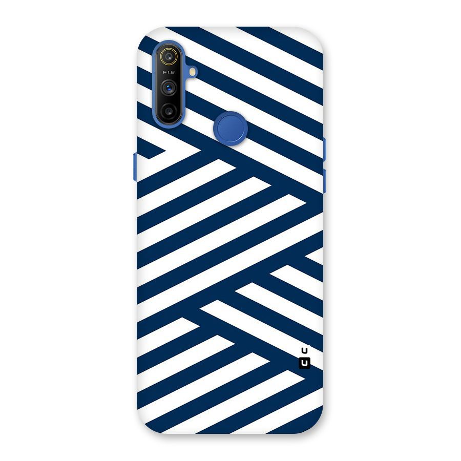 Zip Zap Pattern Back Case for Realme Narzo 10A