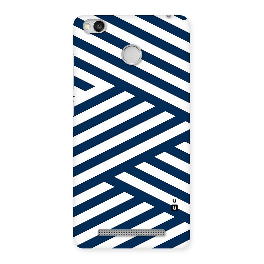 Zip Zap Pattern Back Case for Redmi 3S Prime