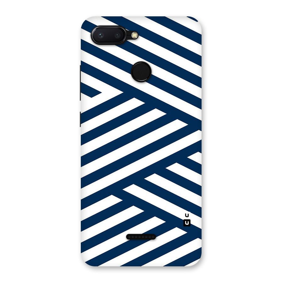 Zip Zap Pattern Back Case for Redmi 6