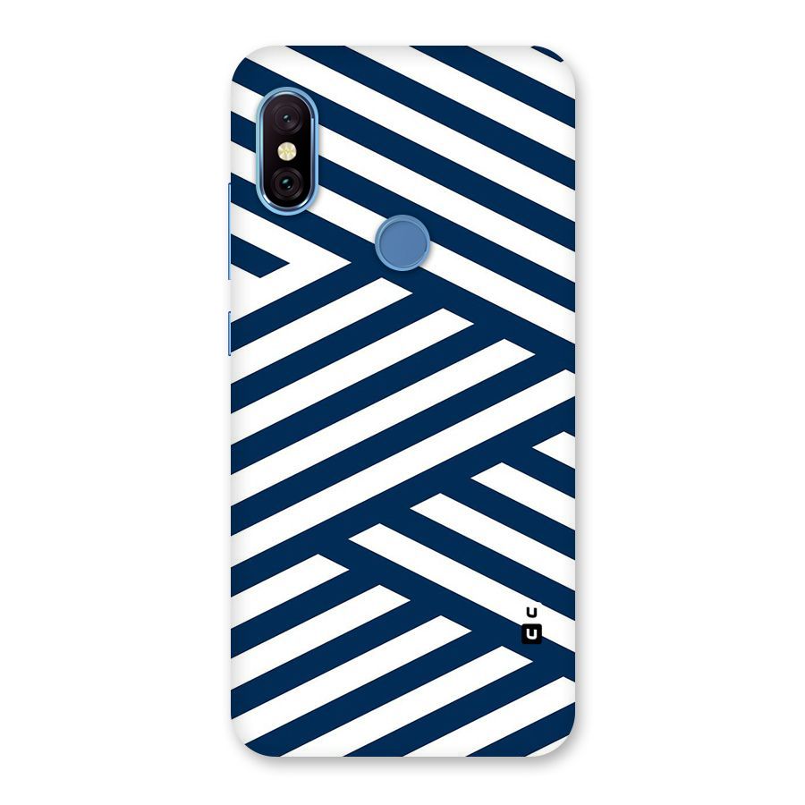 Zip Zap Pattern Back Case for Redmi Note 6 Pro