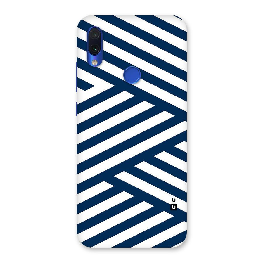 Zip Zap Pattern Back Case for Redmi Note 7