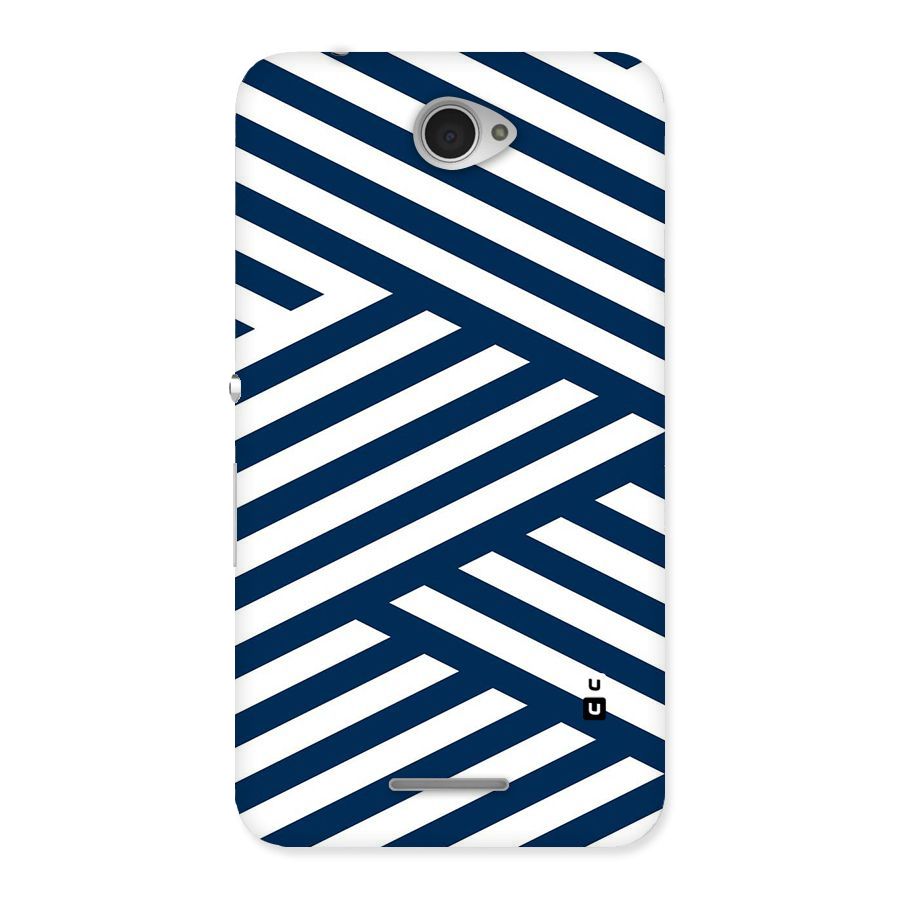 Zip Zap Pattern Back Case for Sony Xperia E4