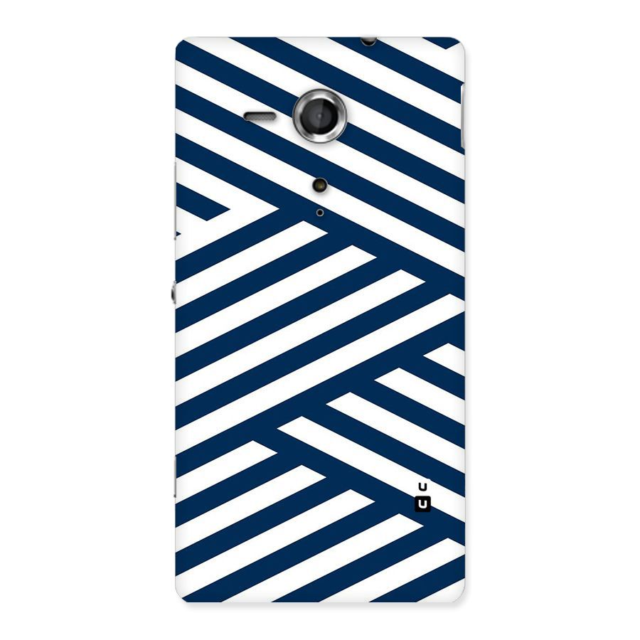 Zip Zap Pattern Back Case for Sony Xperia SP