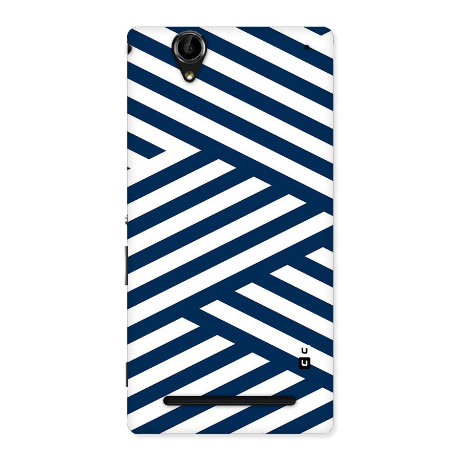 Zip Zap Pattern Back Case for Sony Xperia T2