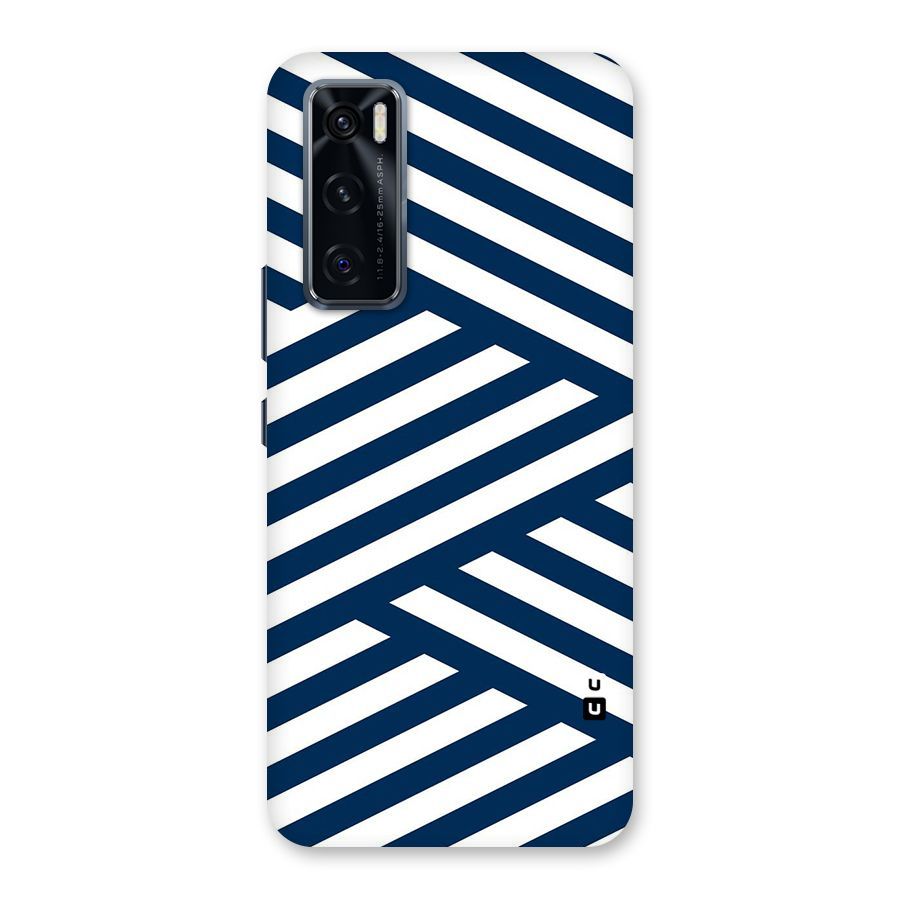 Zip Zap Pattern Back Case for Vivo V20 SE